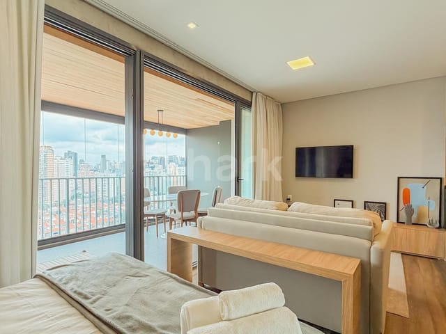 Apartamento com 49m² 1 quarto e 2 banheiros, à venda, no bairro Itaim Bibi em São Paulo