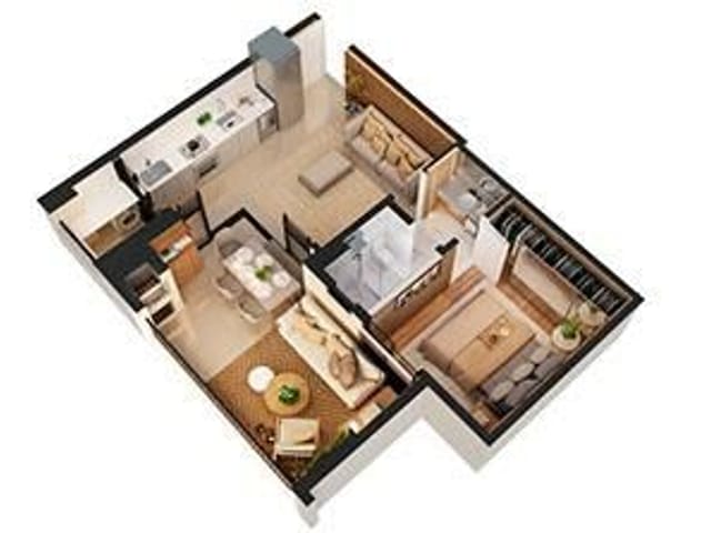 Foto do Apartamento - Apartamento no Edifício Marinella  com 1 dormitório à venda, 45 m² por R$ 550.000 - Jardim Apolo - São José dos Campos/SP | RUSSI IMÓVEIS