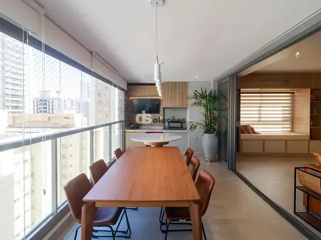 Apartamento 3 quartos e 5 banheiros, à venda ou para alugar, no bairro Brooklin Paulista em São Paulo