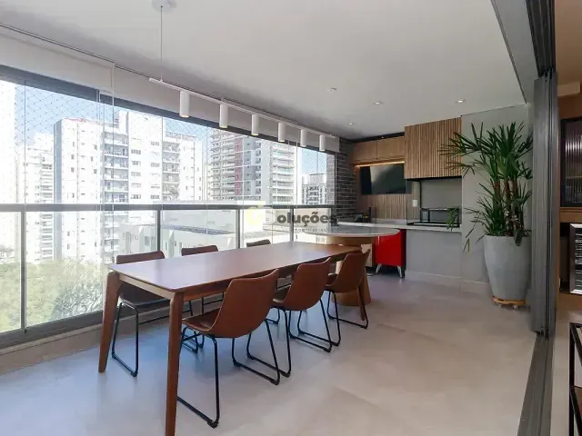 Apartamento 3 quartos e 5 banheiros, à venda ou para alugar, no bairro Brooklin Paulista em São Paulo