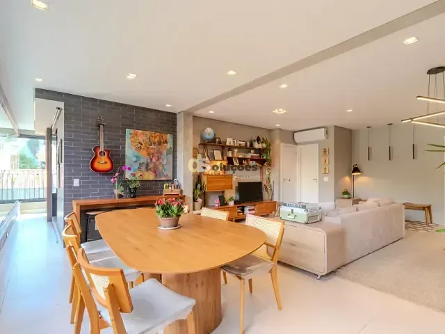 Apartamento 3 quartos e 4 banheiros, à venda, no bairro Brooklin Paulista em São Paulo