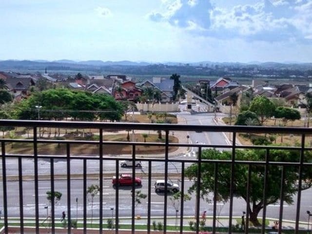 Foto do Apartamento - Apartamento Mobiliado no Condominio Pátio das Américas com 1 dormitórios à venda, 57 m² por R$ 585.000 - Jardim Aquarius - São José dos Campos/SP | RUSSI IMÓVEIS