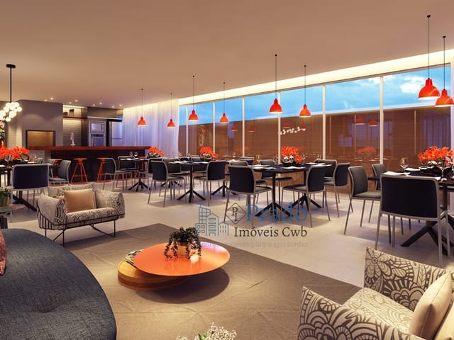Apartamento com 106m² 2 quartos e 3 banheiros, à venda, no bairro Atiradores em Joinville