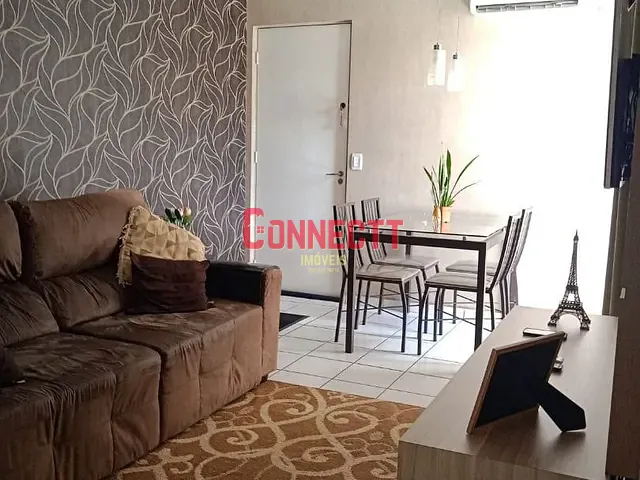 Apartamento com 49m² 2 quartos e 1 banheiro, à venda, no bairro Geraldo Correia de Carvalho em Ribeirão Preto