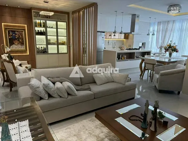 Apartamento com 262m² 3 quartos e 4 banheiros, à venda, no bairro Jardim Carvalho em Ponta Grossa