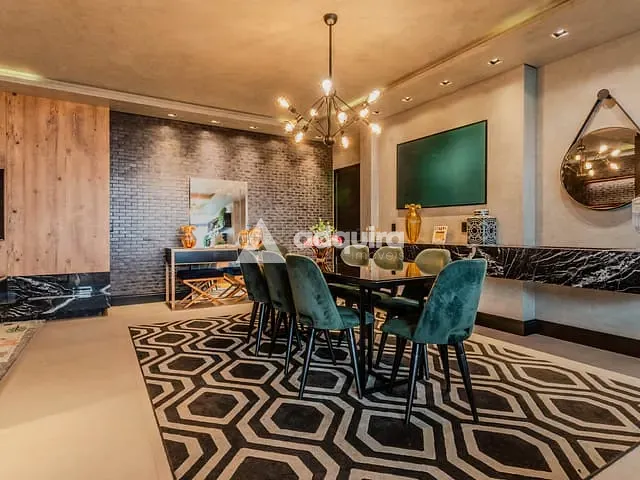 Apartamento com 165m² 3 quartos e 3 banheiros, à venda, no bairro Centro em Ponta Grossa