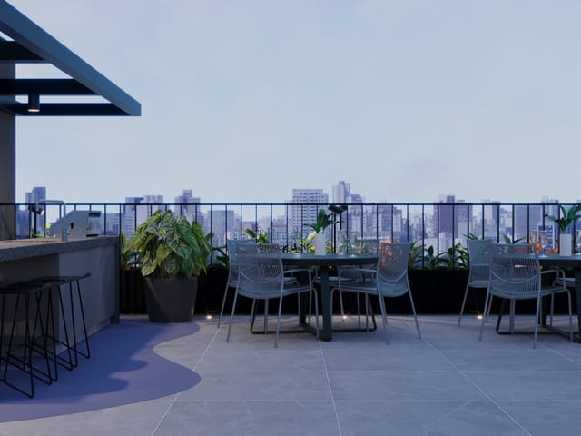 Apartamento 2 quartos e 2 banheiros, à venda, no bairro Alto da XV em Curitiba