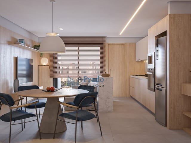 Apartamento 3 quartos e 2 banheiros, à venda, no bairro Água Verde em Curitiba