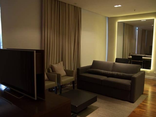 Apartamento com 68m² 1 quarto e 2 banheiros, para alugar, no bairro Vila Olímpia em São Paulo