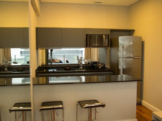 Apartamento com 68m² 1 quarto e 2 banheiros, para alugar, no bairro Vila Olímpia em São Paulo