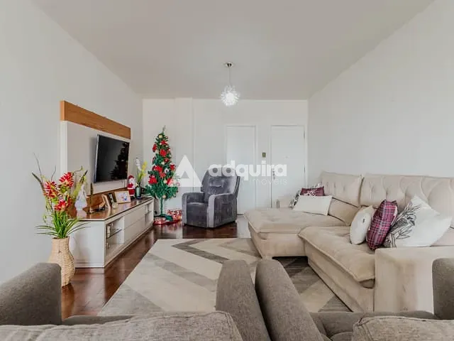 Apartamento com 155m² 3 quartos e 4 banheiros, à venda, no bairro Centro em Ponta Grossa