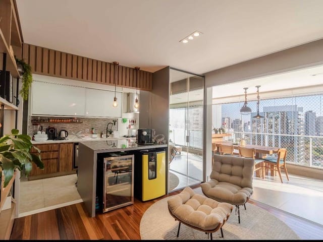 Apartamento com 134m² 3 quartos e 4 banheiros, à venda, no bairro Cidade Monções em São Paulo