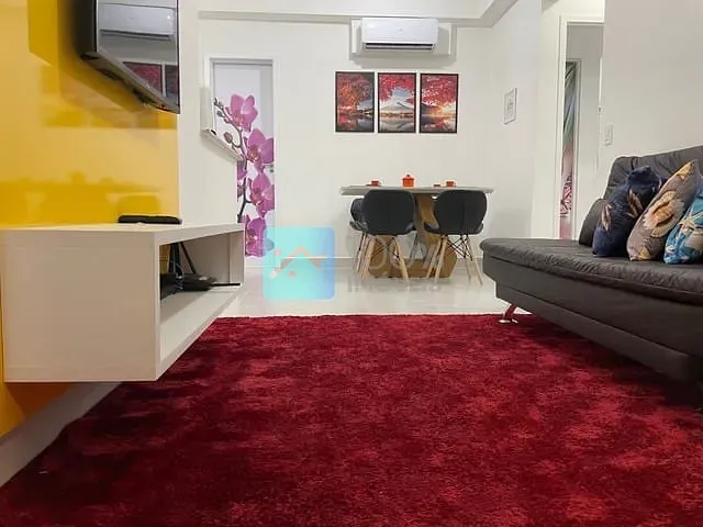 Apartamento com 64m² 2 quartos e 3 banheiros, à venda, no bairro Toninhas em Ubatuba