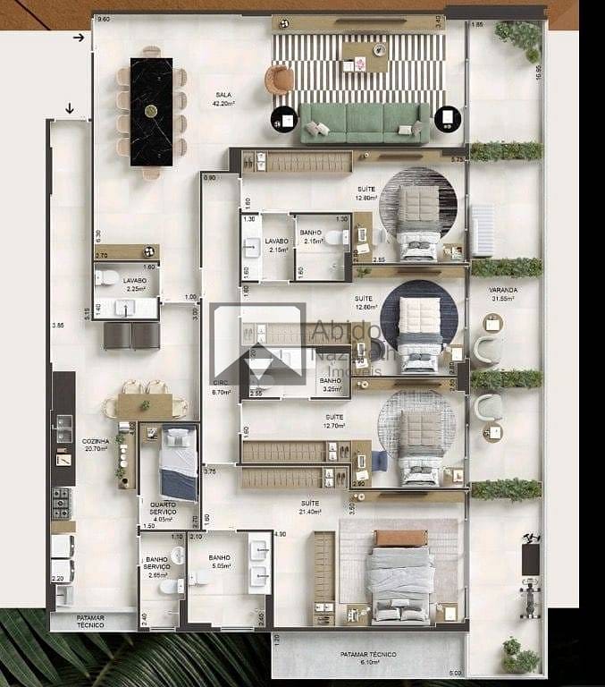 Apartamento, 4 quartos, 140 m² - Foto 44