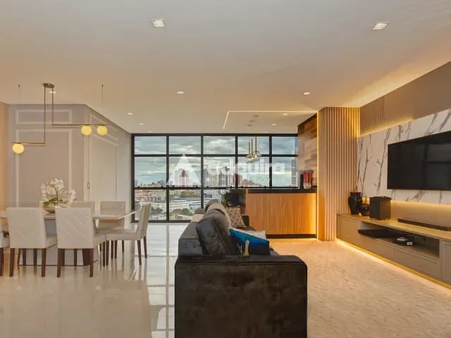 Apartamento 3 quartos e 4 banheiros, à venda, no bairro Jardim Carvalho em Ponta Grossa