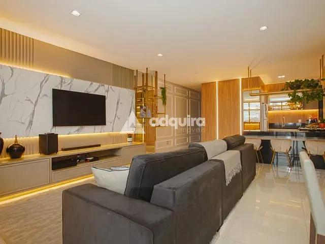 Apartamento 3 quartos e 4 banheiros, à venda, no bairro Jardim Carvalho em Ponta Grossa