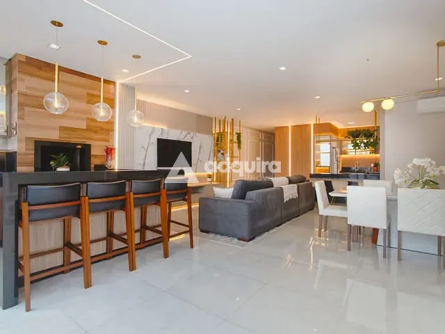 Apartamento 3 quartos e 4 banheiros, à venda, no bairro Jardim Carvalho em Ponta Grossa