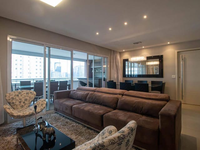 Apartamento 4 quartos e 5 banheiros, à venda, no bairro Brooklin em São Paulo