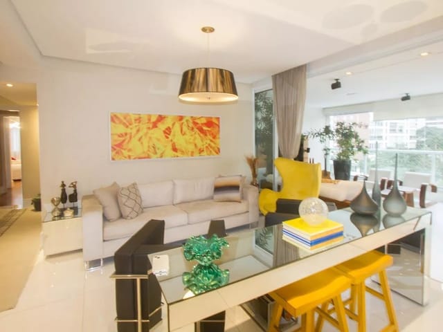 Apartamento 4 quartos e 5 banheiros, à venda, no bairro Campo Belo em São Paulo