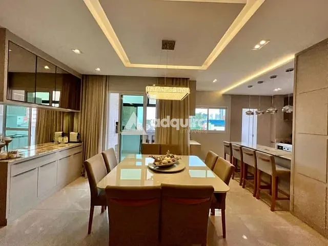 Apartamento com 227m² 3 quartos e 4 banheiros, à venda, no bairro Centro em Ponta Grossa