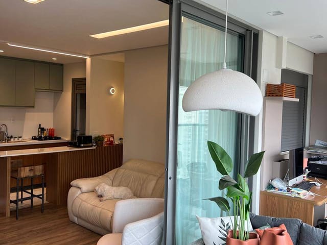 Apartamento com 74m² 2 quartos e 3 banheiros, à venda ou para alugar, no bairro Moema em São Paulo