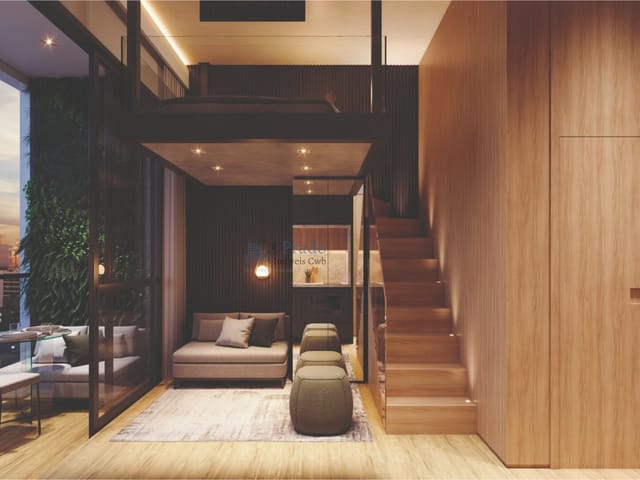 Apartamento 2 quartos e 1 banheiro, à venda, no bairro Centro em Curitiba