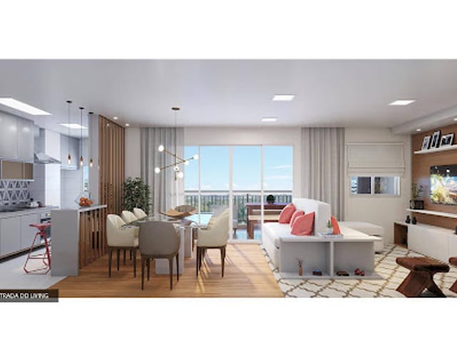 Apartamento com 81m² 3 quartos e 2 banheiros, à venda, no bairro Bosque Flamboyant em Taubaté