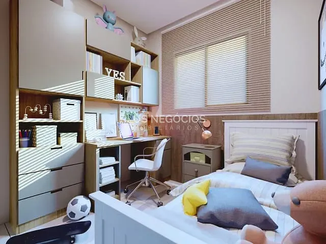 Apartamento com 48m² 2 quartos e 1 banheiro, à venda, no bairro Vila Carvalho em Sorocaba
