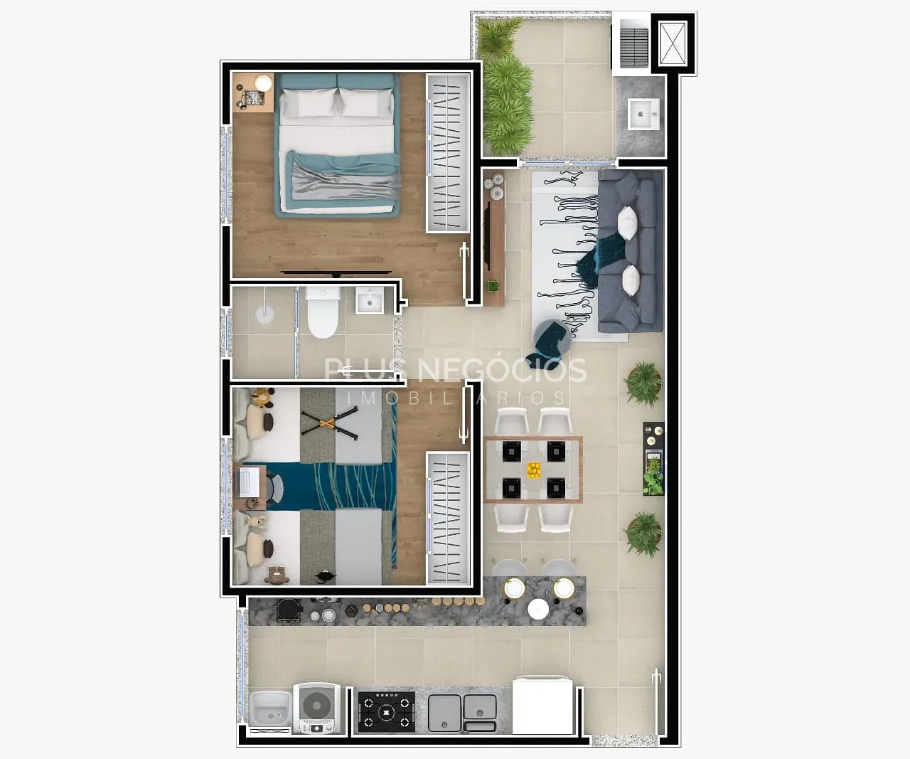 Apartamento, 2 quartos, 48 m² - Foto 18