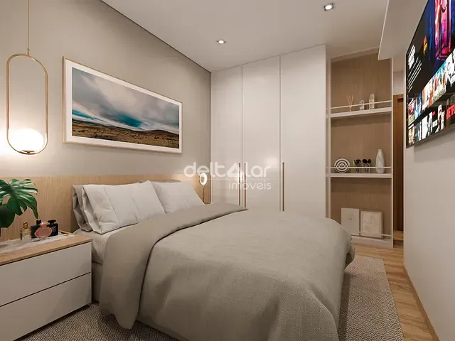 Apartamento com 54m² 2 quartos e 1 banheiro, à venda, no bairro Santa Amélia em Belo Horizonte