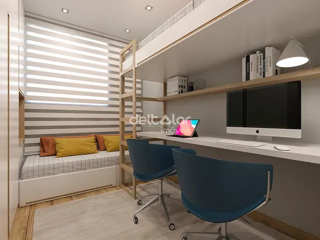 Apartamento com 54m² 2 quartos e 1 banheiro, à venda, no bairro Santa Amélia em Belo Horizonte