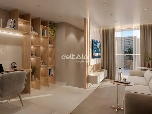 Apartamento com 54m² 2 quartos e 1 banheiro, à venda, no bairro Santa Amélia em Belo Horizonte