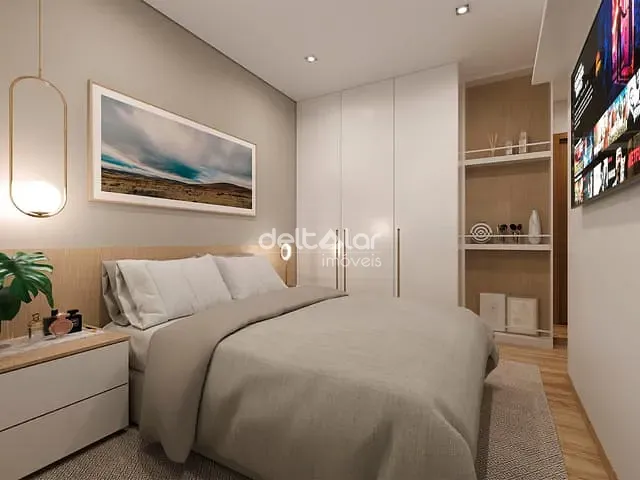 Apartamento com 63m² 2 quartos e 1 banheiro, à venda, no bairro Santa Amélia em Belo Horizonte