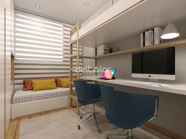Apartamento com 63m² 2 quartos e 1 banheiro, à venda, no bairro Santa Amélia em Belo Horizonte