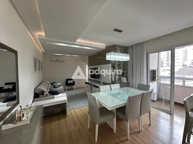 Apartamento com 130m² 2 quartos e 2 banheiros, à venda, no bairro Estrela em Ponta Grossa