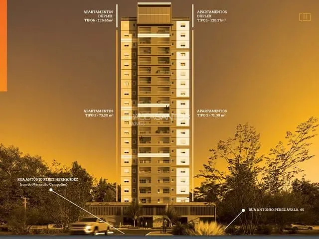 Apartamento 2 quartos e 2 banheiros, à venda, no bairro Parque Campolim em Sorocaba