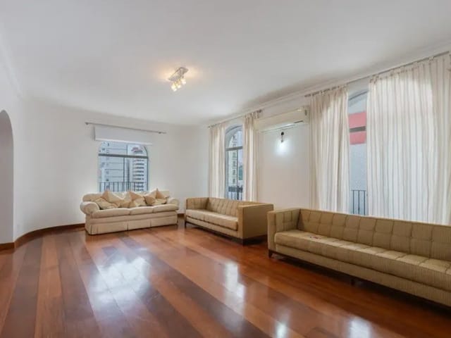 Apartamento com 340m² 3 quartos e 3 banheiros, à venda ou para alugar, no bairro Cerqueira César em São Paulo