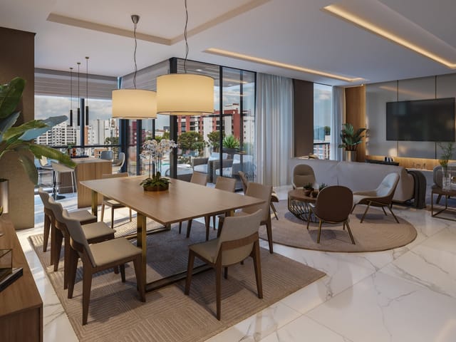 Apartamento com 366m² 3 quartos e 5 banheiros, à venda, no bairro Alto da Glória em Curitiba