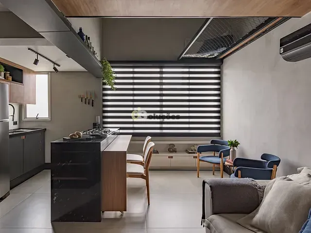 Apartamento 1 quarto e 2 banheiros, à venda ou para alugar, no bairro Brooklin Paulista em São Paulo
