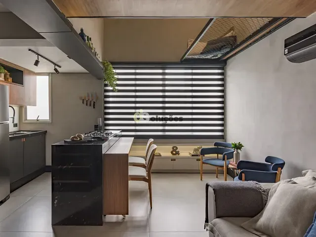 Apartamento 1 quarto e 2 banheiros, à venda ou para alugar, no bairro Brooklin Paulista em São Paulo