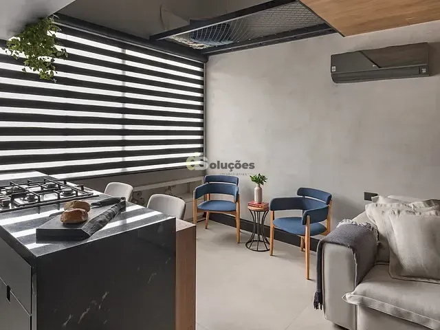 Apartamento 1 quarto e 2 banheiros, à venda ou para alugar, no bairro Brooklin Paulista em São Paulo