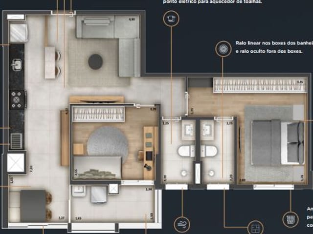 Foto do Apartamento - Apartamento com 2 dormitórios à venda, 63 m² por R$ 1.160.000,00 - Royal Park - São José dos Campos/SP | INDEPENDENCE NEGOCIOS IMOBILIARIOS LTDA