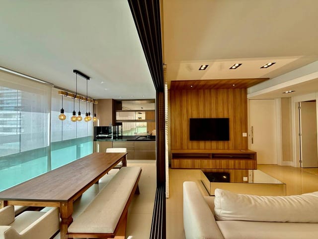 Foto do Apartamento - Apartamento para locação, Gleba Palhano - Edifício Maison Veyron - 3 Suítes - Mobiliado - 2 Garagens - Ar-condicionado - Face Norte | Guepardo Imob