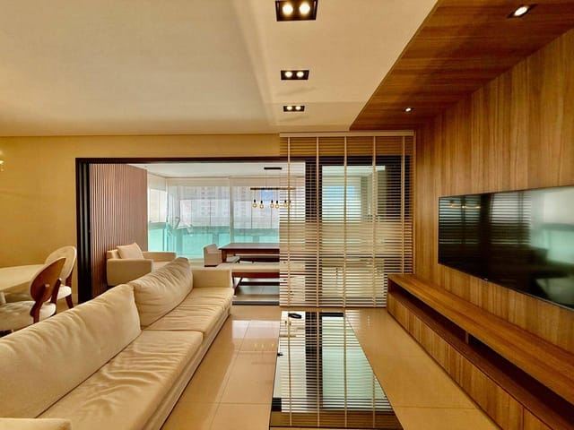 Foto do Apartamento - Apartamento para locação, Gleba Palhano - Edifício Maison Veyron - 3 Suítes - Mobiliado - 2 Garagens - Ar-condicionado - Face Norte | Guepardo Imob