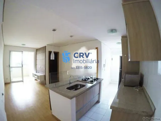 Apartamento com 51m² 1 quarto e 2 banheiros, à venda, no bairro Centro em Londrina