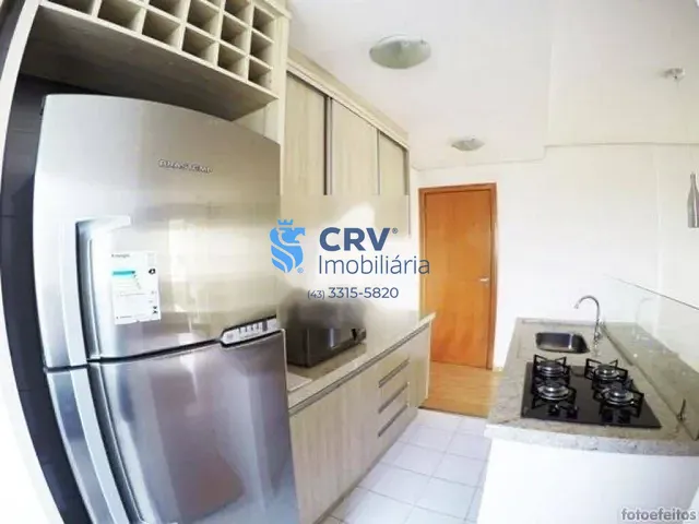 Apartamento com 51m² 1 quarto e 2 banheiros, à venda, no bairro Centro em Londrina