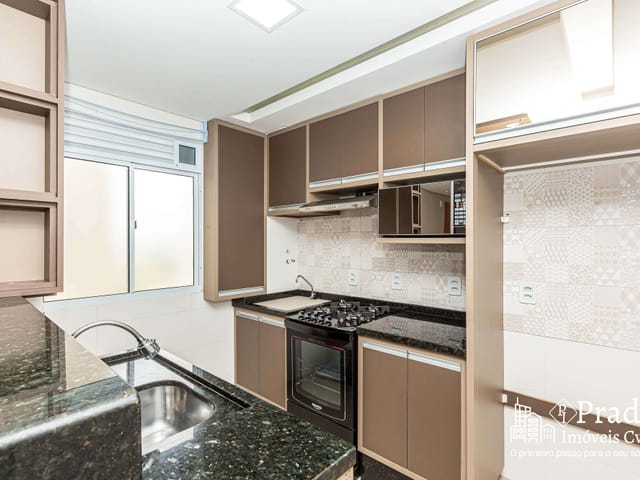 Apartamento 2 quartos e 1 banheiro, à venda, no bairro Santo Antônio em São José dos Pinhais
