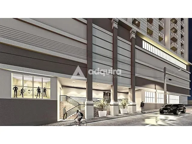 Apartamento com 54m² 1 quarto e 1 banheiro, à venda, no bairro Centro em Ponta Grossa