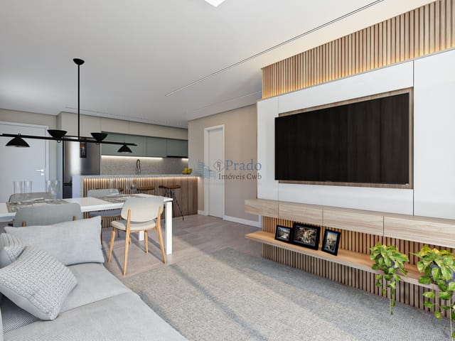 Apartamento 1 quarto e 1 banheiro, à venda, no bairro Cabral em Curitiba