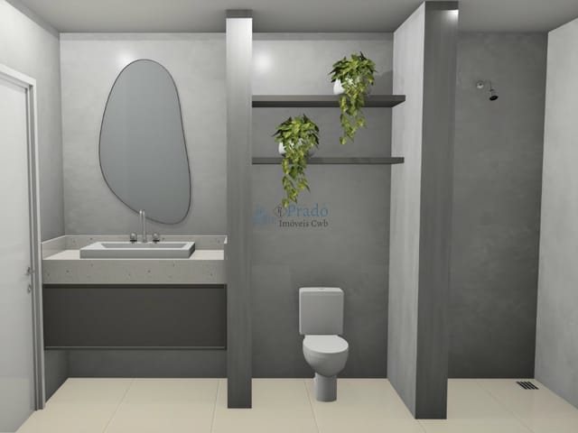 Apartamento 1 quarto e 1 banheiro, à venda, no bairro Cabral em Curitiba